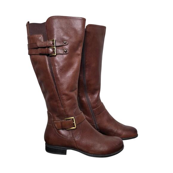 Naturalizer Jessie Knee High Boot NWOB 8 Wide Calf - Picture 2 of 9